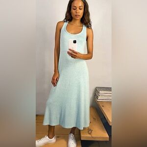 Lou & Grey brushed midi pocket dress - XS, like new and so comfy